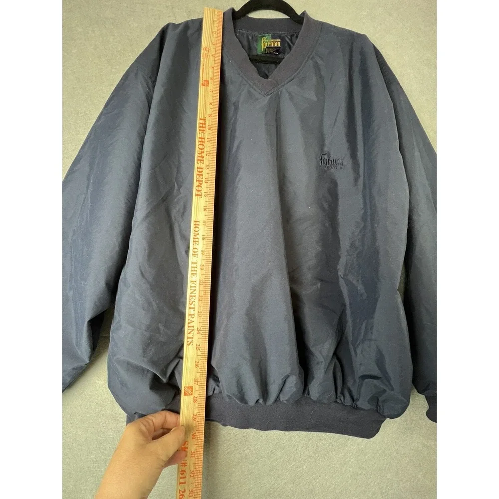 David Sticker Fairway Pullover Windbreaker XL Navy Blue